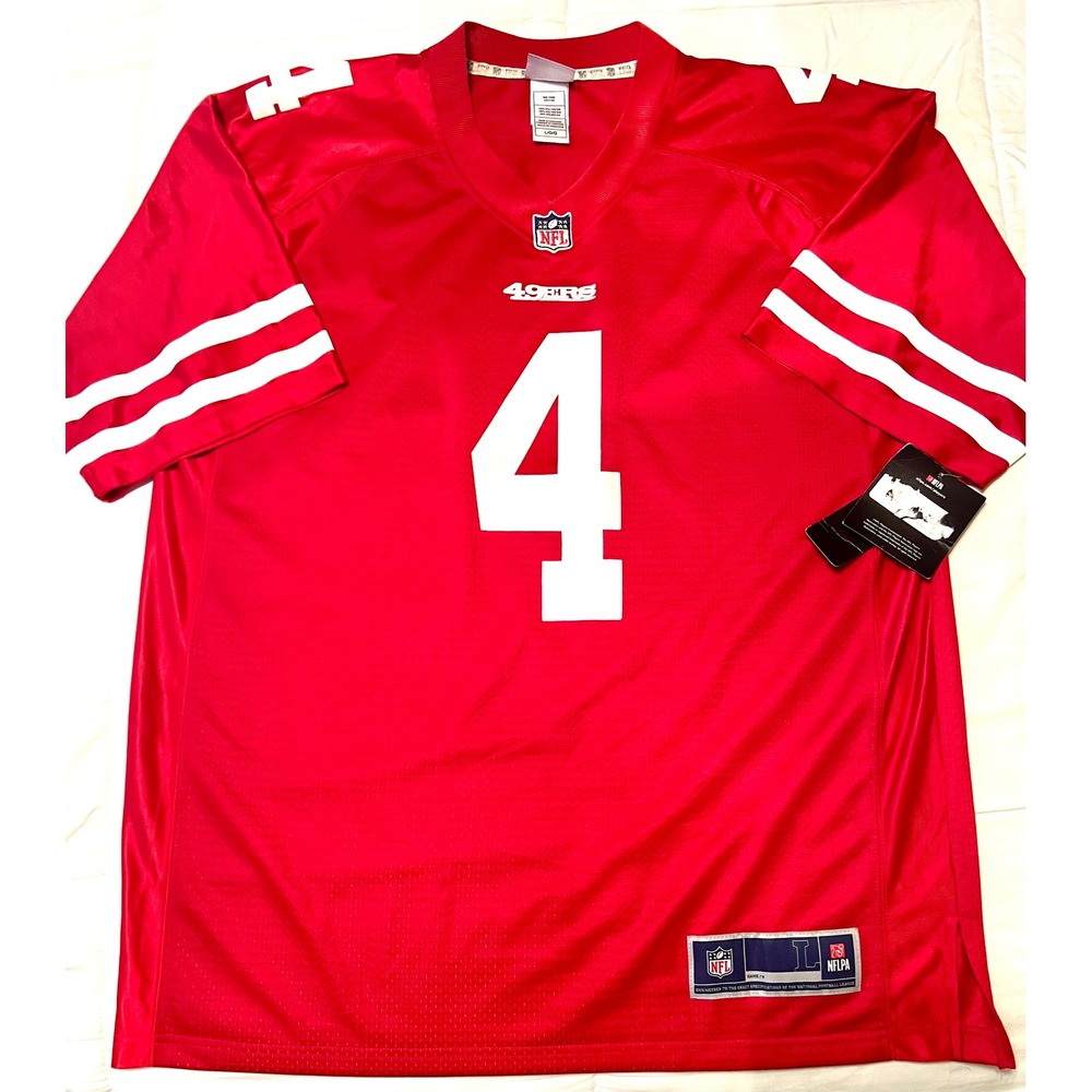 NWT NFL Pro Line Nick Mullens #4 San Francisco 49ers Jersey Men's Large